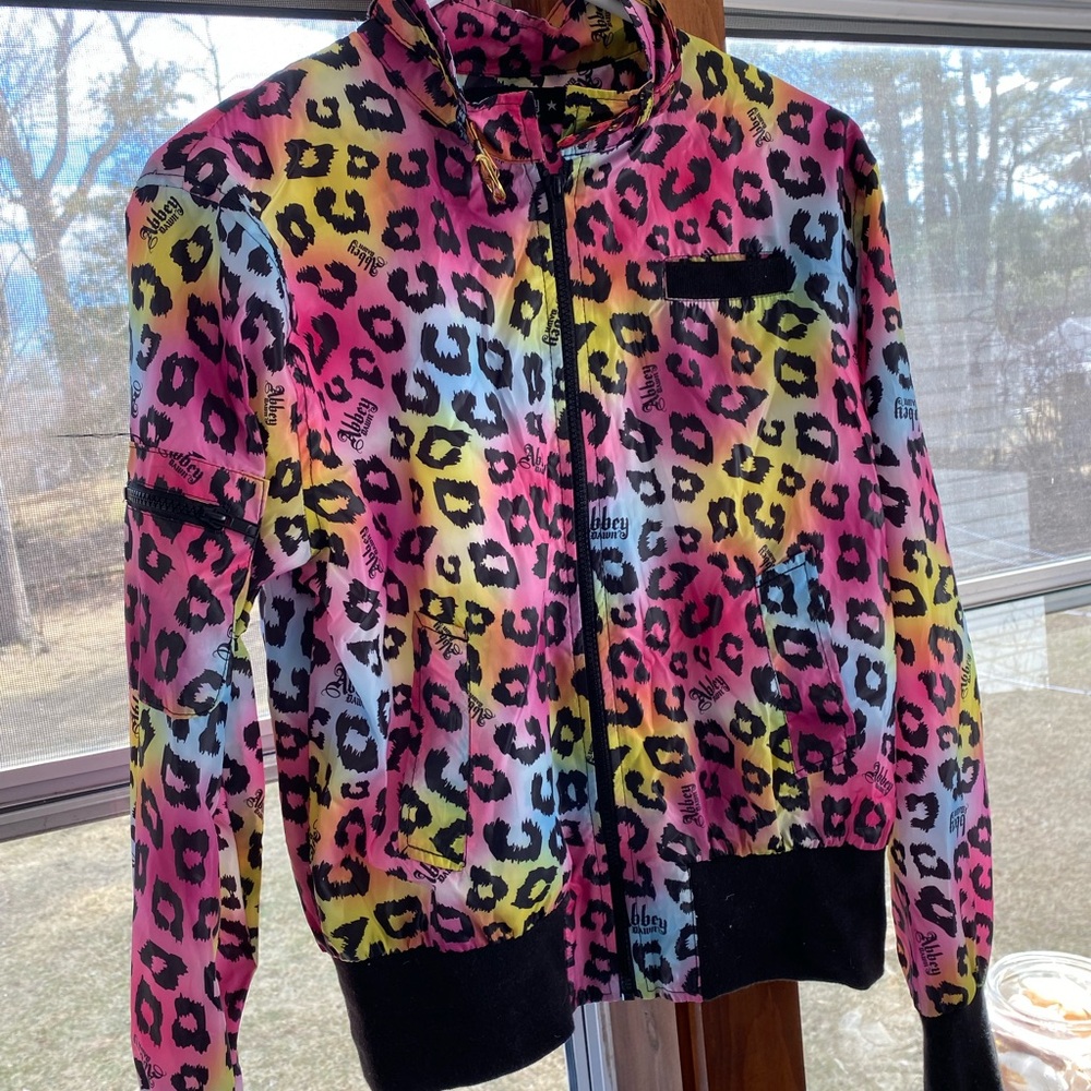 Colorful Leopard Print Jacket